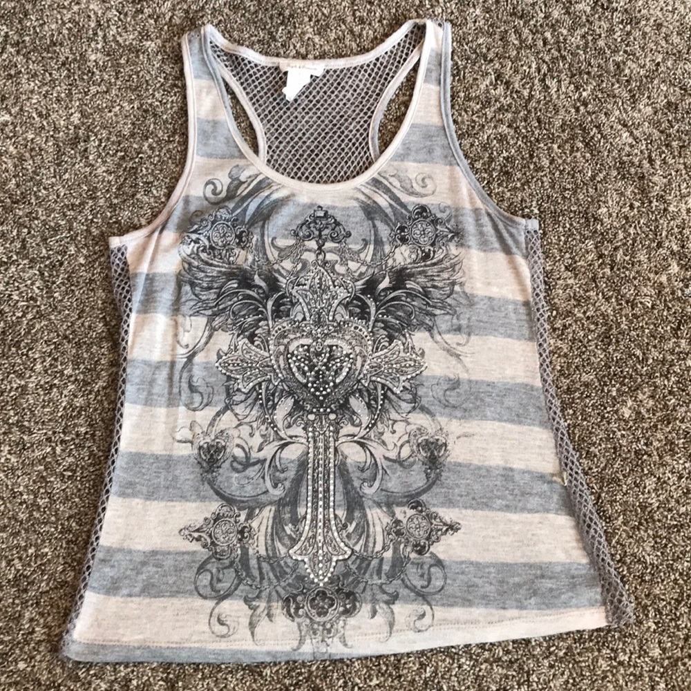 Angels & Diamonds Razor Back Tank Top